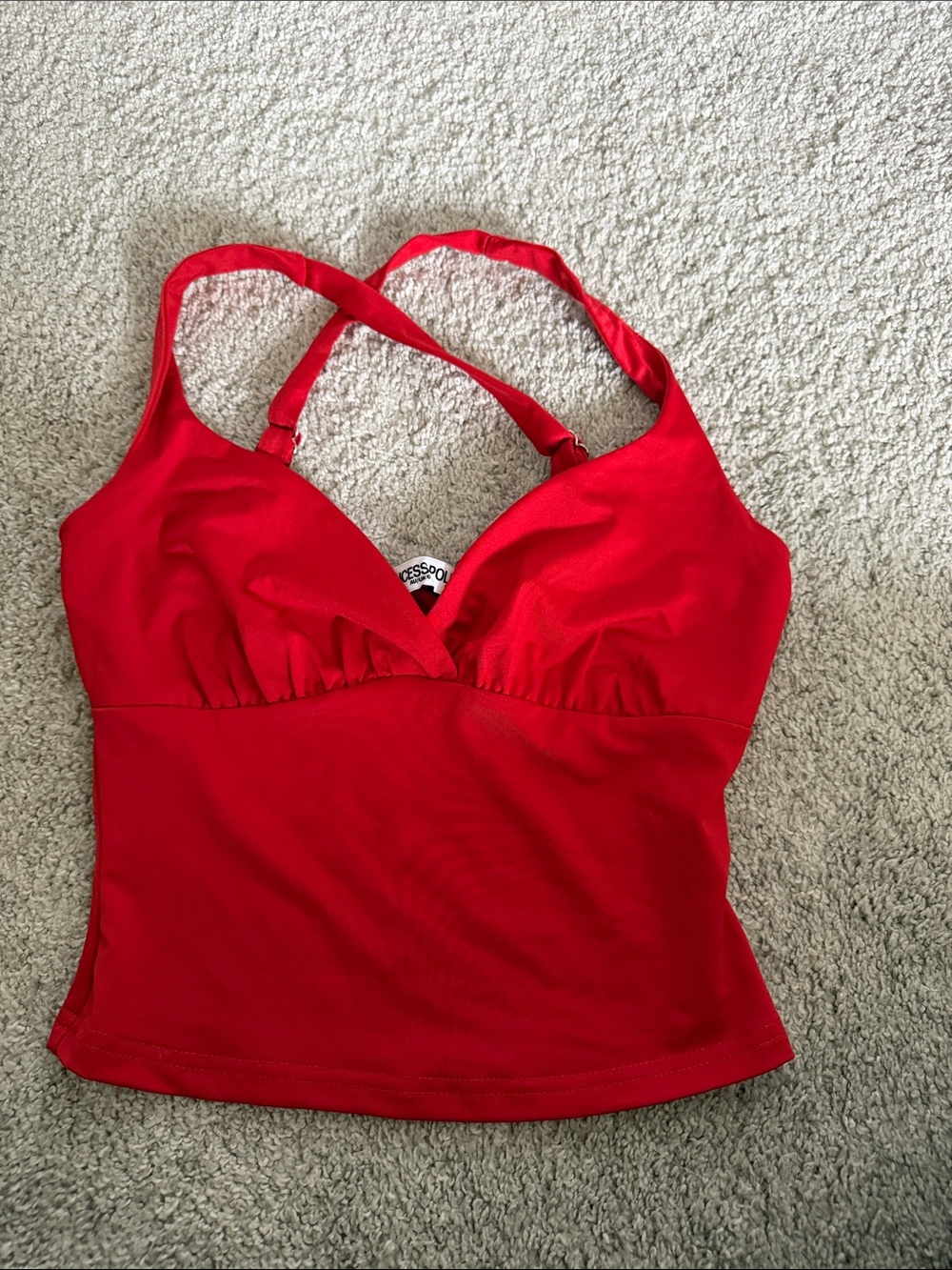 Princess poly Red Women's tank Top